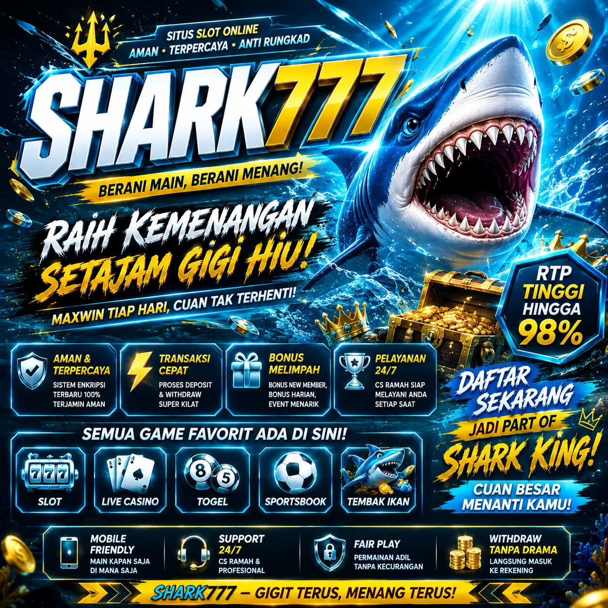 SHARK777Banner